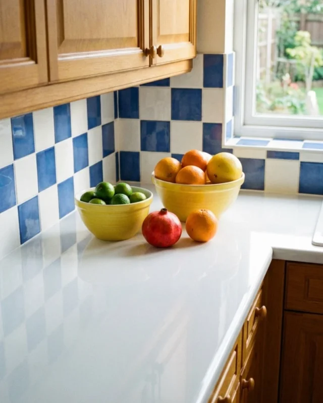 Zellige Tile Square Tupelo Blanco 4 for elegant interior design